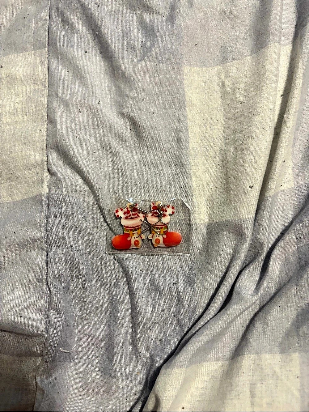Red & White Holiday Earrings